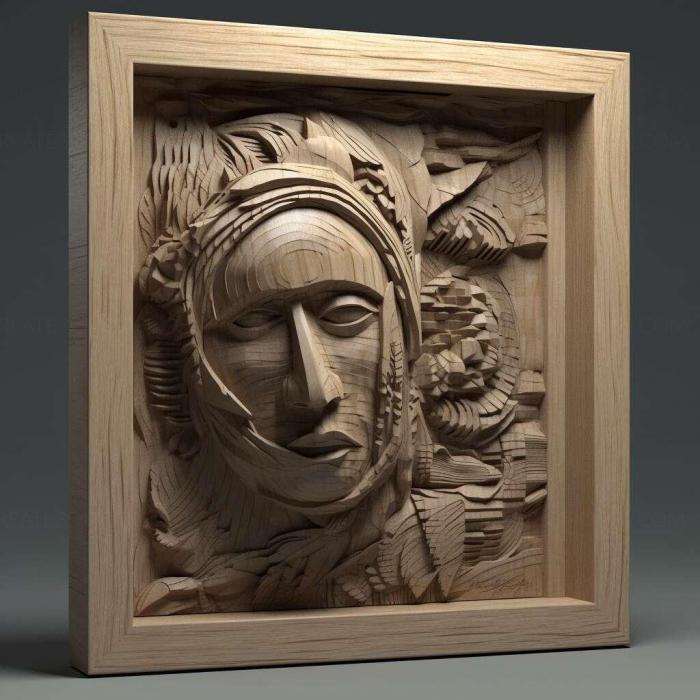 نموذج ثلاثي الأبعاد لآلة CNC 3D Art 